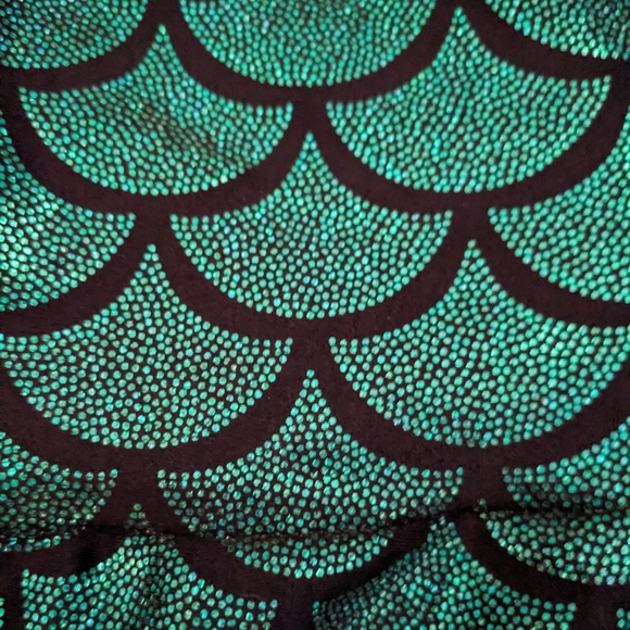 Lotus leggings green mermaid leggings - Picture 3 of 3